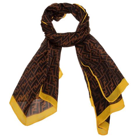 fendi scarf yellow|fendi scarf cheap.